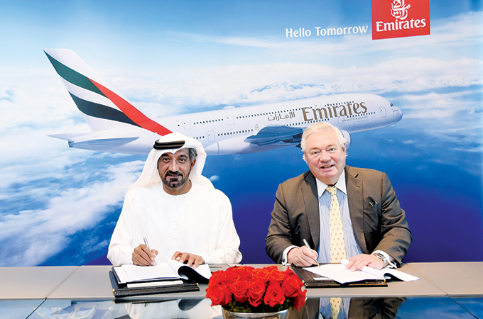 Emirates places order for 36 additional A380s 